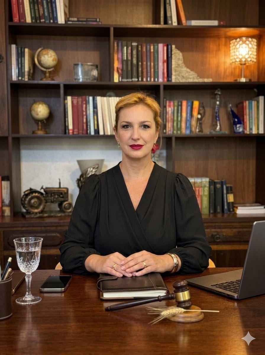 Dra. Tatiana Gaertner em seu escritório